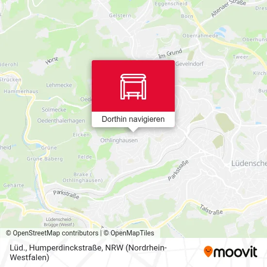 Lüd., Humperdinckstraße Karte