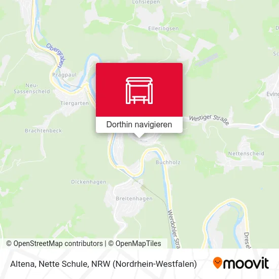 Altena, Nette Schule Karte