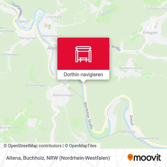 Altena, Buchholz Karte