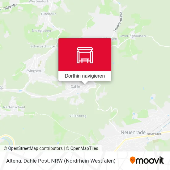 Altena, Dahle Post Karte