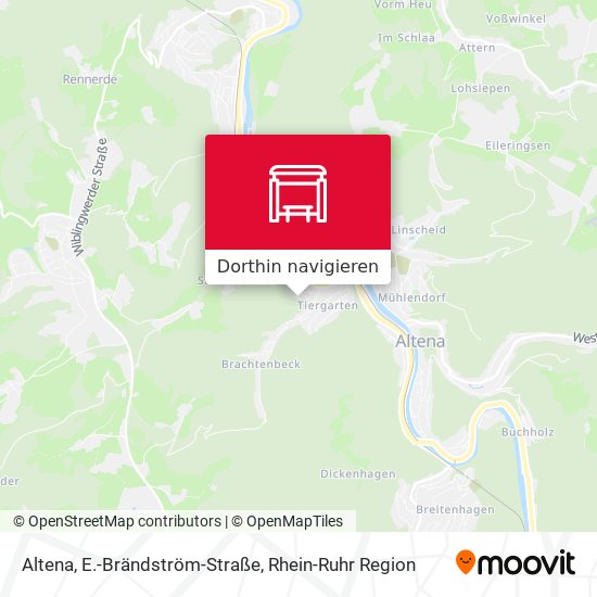 Altena, E.-Brändström-Straße Karte