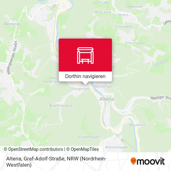 Altena, Graf-Adolf-Straße Karte