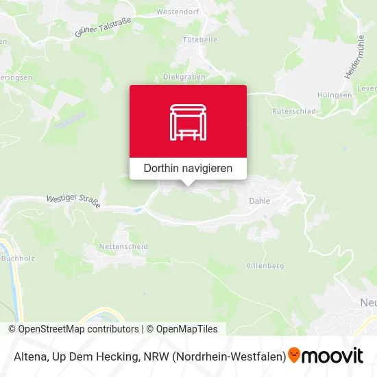 Altena, Up Dem Hecking Karte