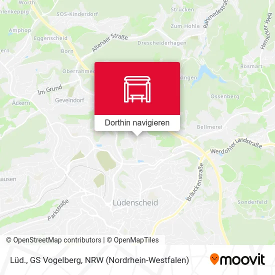 Lüd., GS Vogelberg Karte