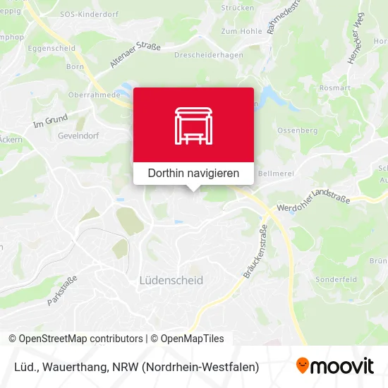 Lüd., Wauerthang Karte