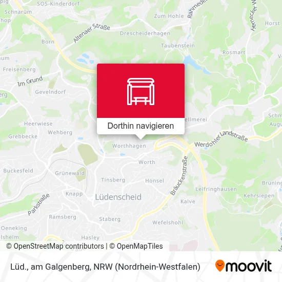 Lüd., am Galgenberg Karte