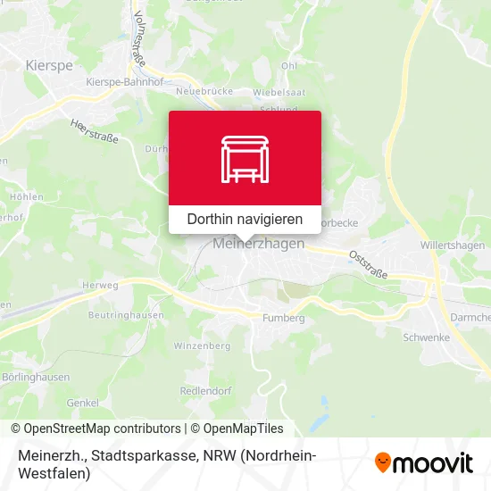 Meinerzh., Stadtsparkasse Karte