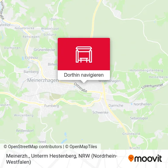 Meinerzh., Unterm Hestenberg Karte