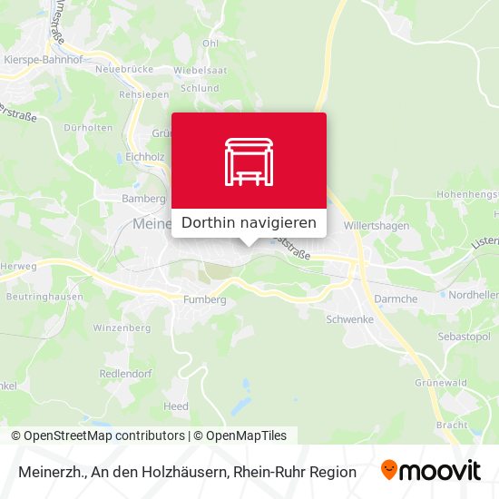 Meinerzh., An den Holzhäusern Karte