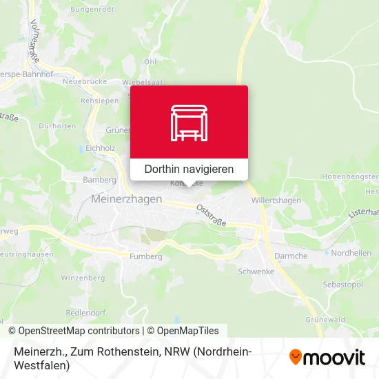 Meinerzh., Zum Rothenstein Karte