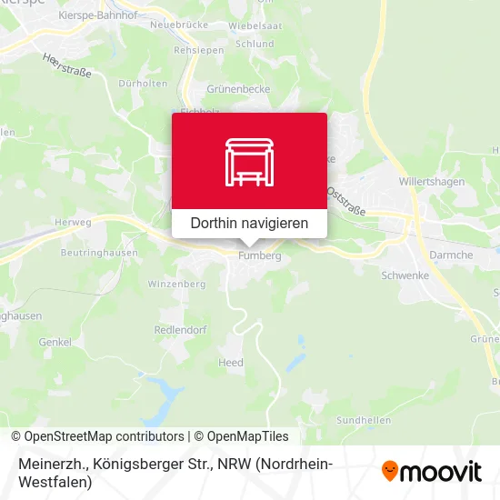 Meinerzh., Königsberger Str. Karte