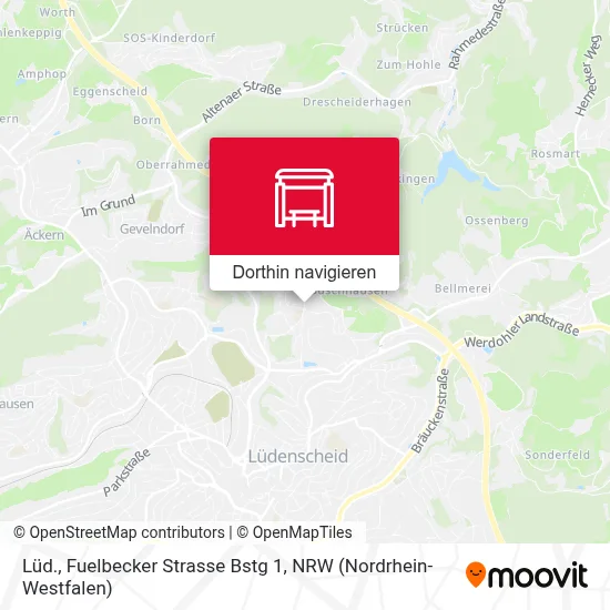 Lüd., Fuelbecker Strasse Bstg 1 Karte