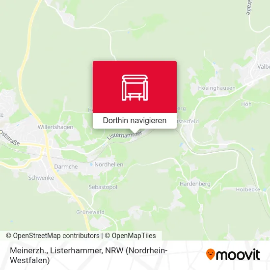 Meinerzh., Listerhammer Karte