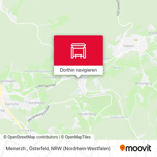 Meinerzh., Österfeld Karte