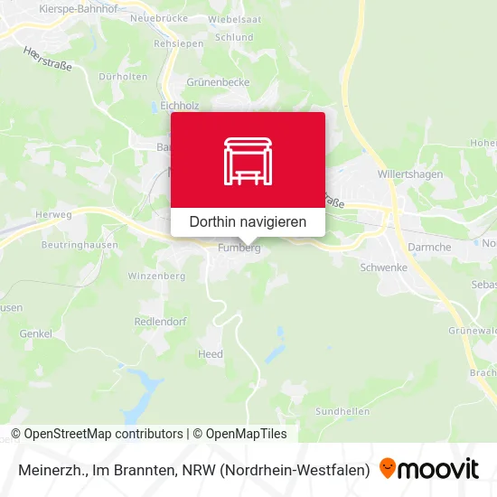 Meinerzh., Im Brannten Karte