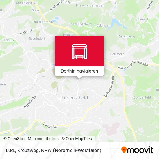 Lüd., Kreuzweg Karte