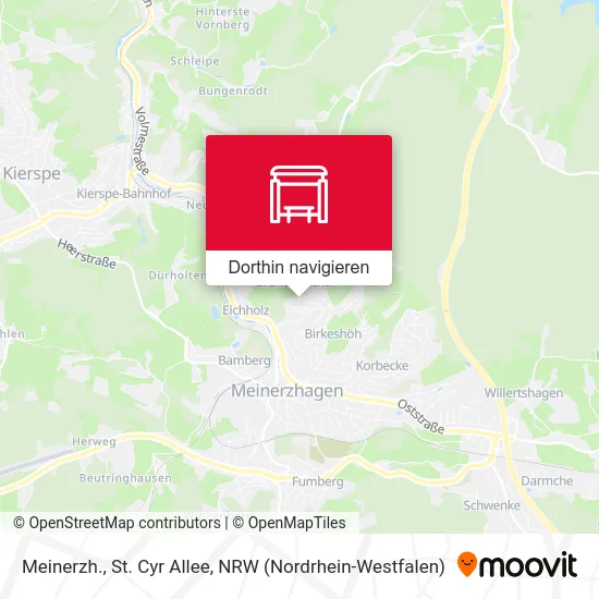 Meinerzh., St. Cyr Allee Karte