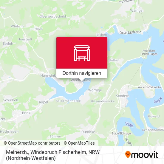 Meinerzh., Windebruch Fischerheim Karte