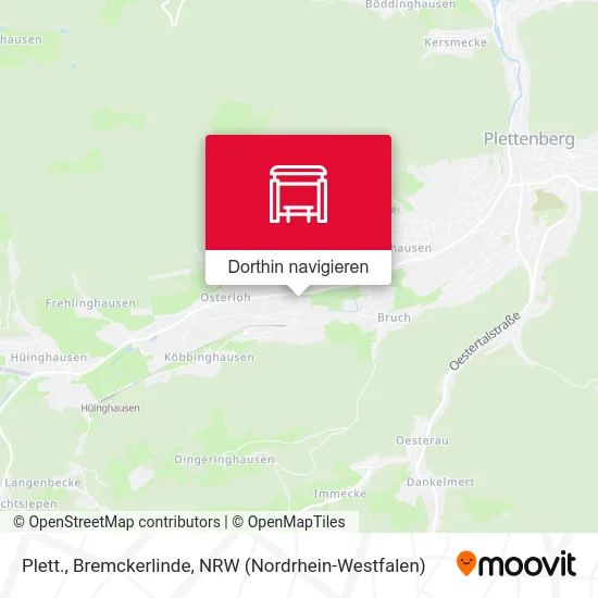 Plett., Bremckerlinde Karte