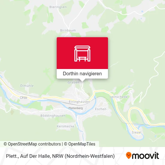 Plett., Auf Der Halle Karte