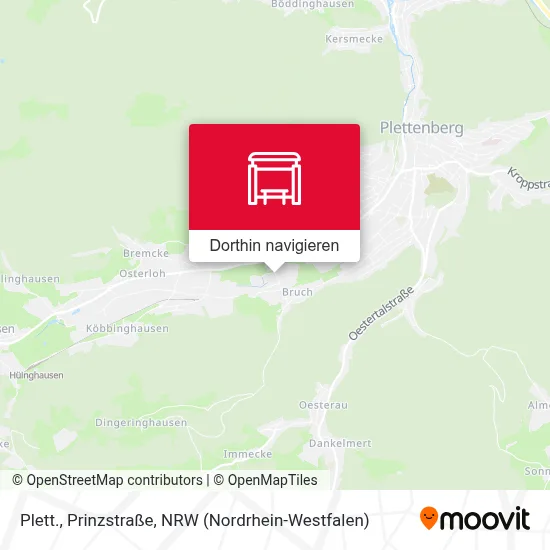Plett., Prinzstraße Karte