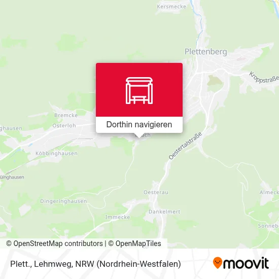 Plett., Lehmweg Karte