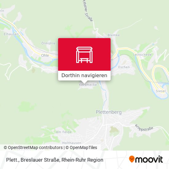 Plett., Breslauer Straße Karte