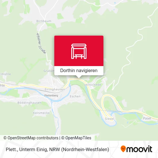 Plett., Unterm Einig Karte