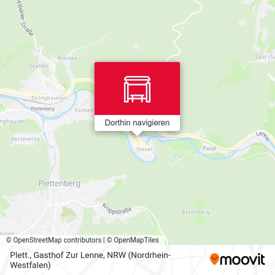 Plett., Gasthof Zur Lenne Karte