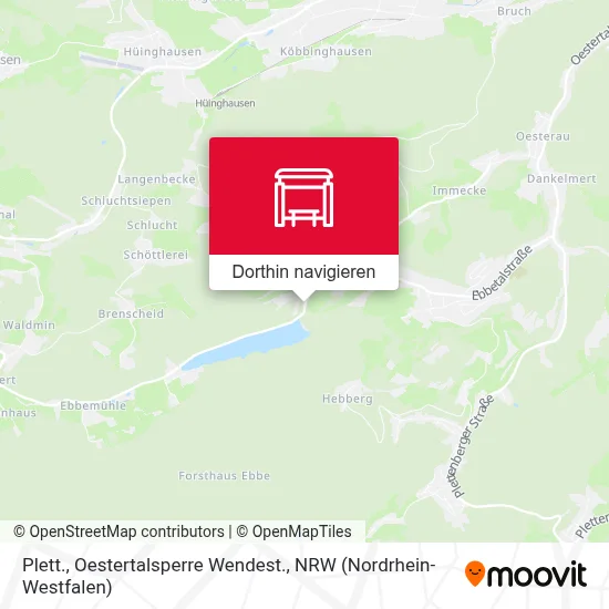 Plett., Oestertalsperre Wendest. Karte