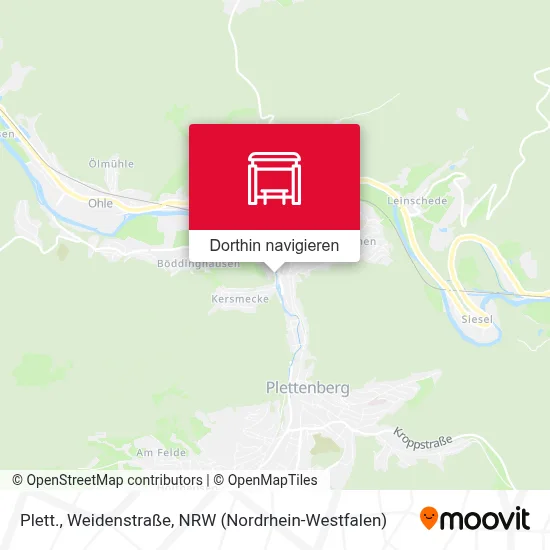 Plett., Weidenstraße Karte