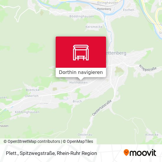 Plett., Spitzwegstraße Karte