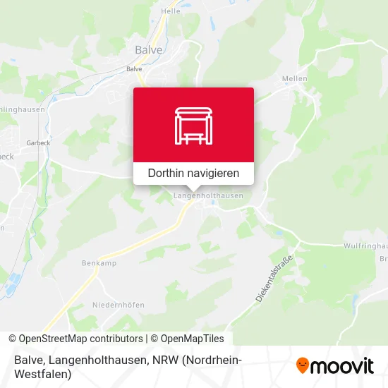 Balve, Langenholthausen Karte