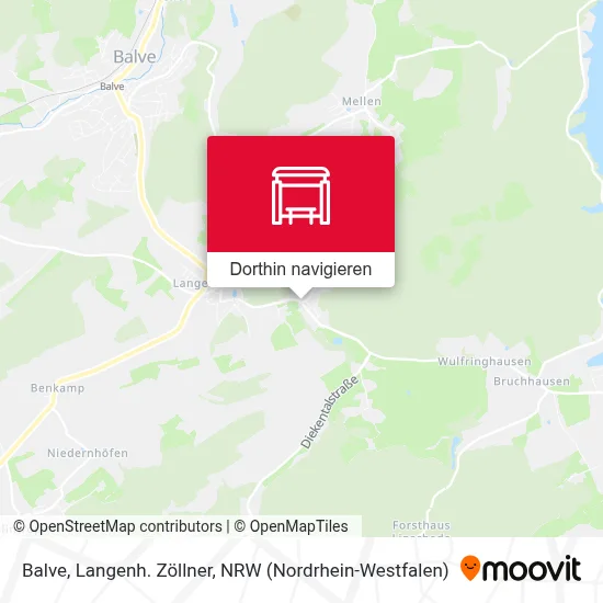 Balve, Langenh. Zöllner Karte