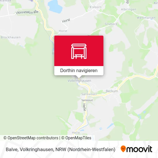 Balve, Volkringhausen Karte