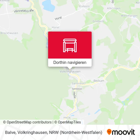 Balve, Volkringhausen Karte