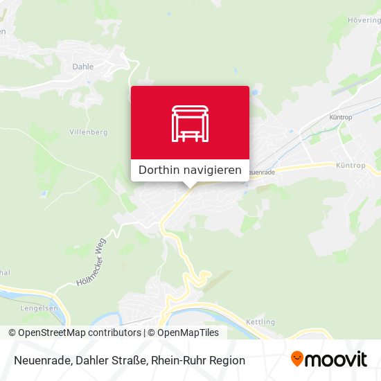 Neuenrade, Dahler Straße Karte