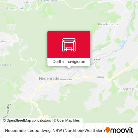 Neuenrade, Leopoldweg Karte
