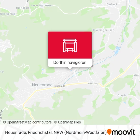 Neuenrade, Friedrichstal Karte