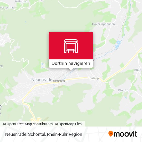 Neuenrade, Schöntal Karte