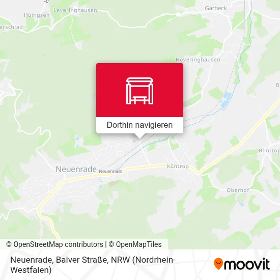 Neuenrade, Balver Straße Karte