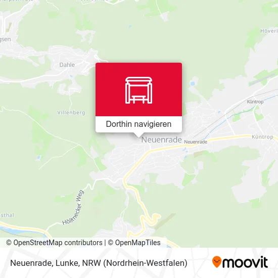 Neuenrade, Lunke Karte