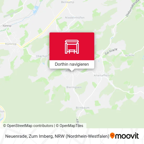 Neuenrade, Zum Imberg Karte