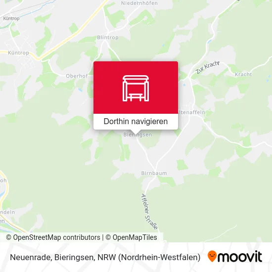 Neuenrade, Bieringsen Karte