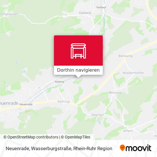 Neuenrade, Wasserburgstraße Karte