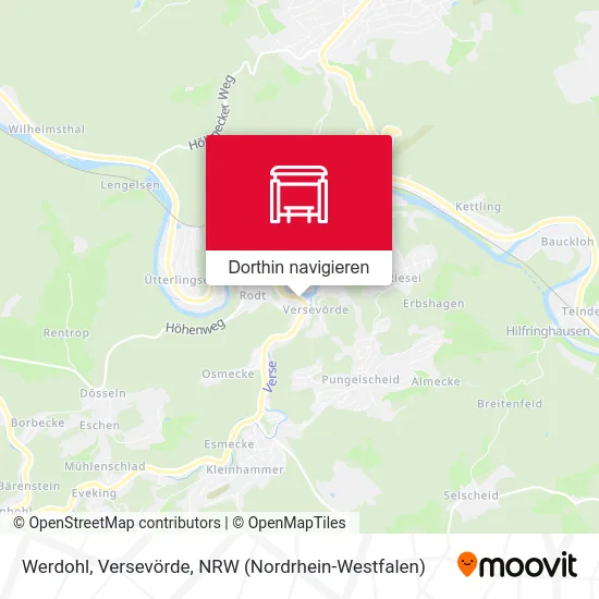 Werdohl, Versevörde Karte