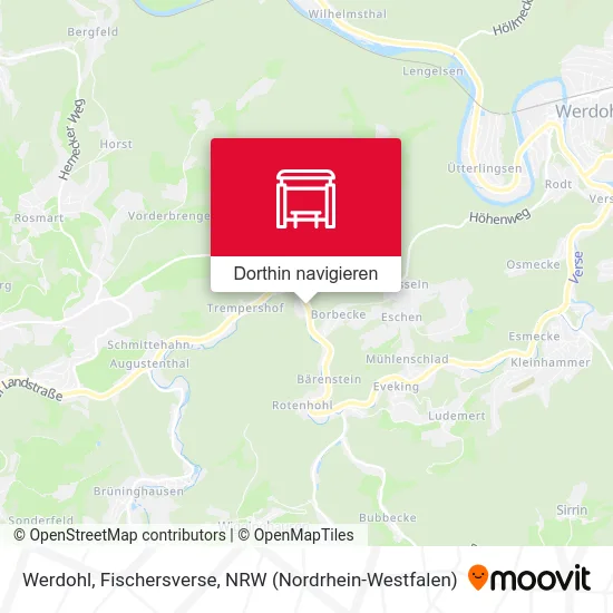 Werdohl, Fischersverse Karte