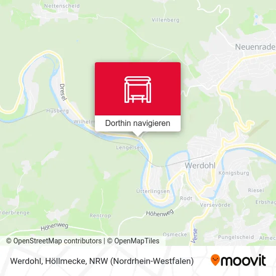 Werdohl, Höllmecke Karte