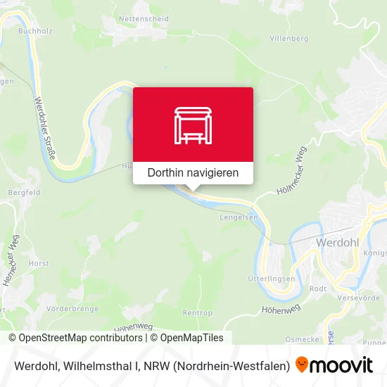 Werdohl, Wilhelmsthal I Karte