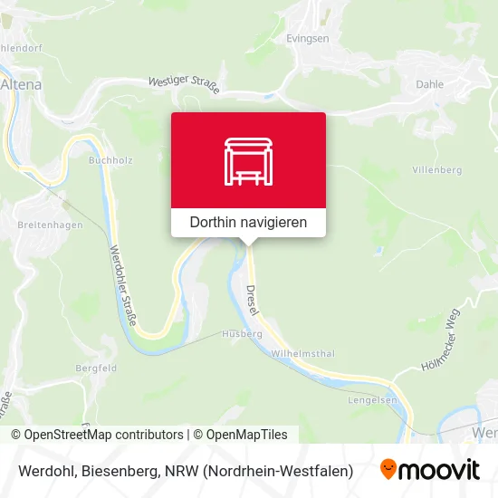 Werdohl, Biesenberg Karte